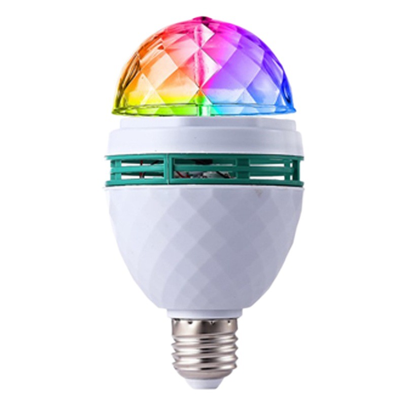 Led small magic ball bulb stall Christmas colorful rotating color lights KTV family bar flash laser stage lights