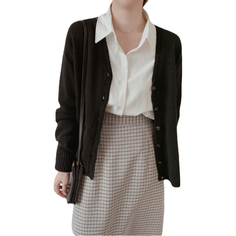 2025 New Autumn Clothing White Shirt Women's Design Niche Shirt Early Autumn Loose Long-Sleeved Chiffon Shirt Women