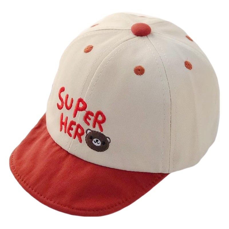 Baby Hat Spring and Autumn Thin Sun Hat Boys' Baseball Cap Infant Girls' Spring Baseball Cap Breathable Sun Protection