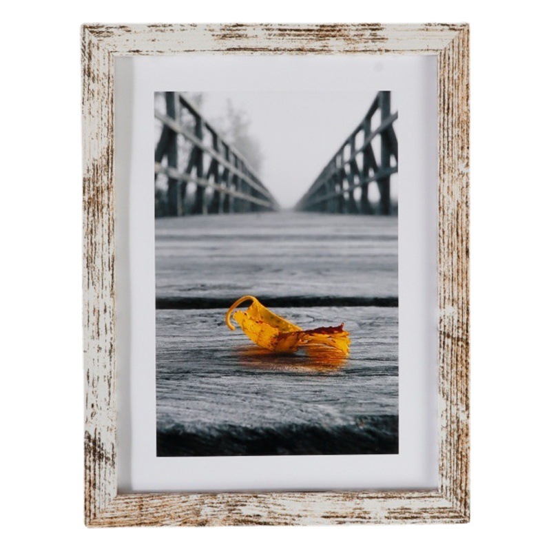 Cross-Border Simple Wooden Photo Frame Table Five-Piece Set 6inch 10inch A3A4 Can Be Placed and Hung Photo Wall Combination Picture Frame