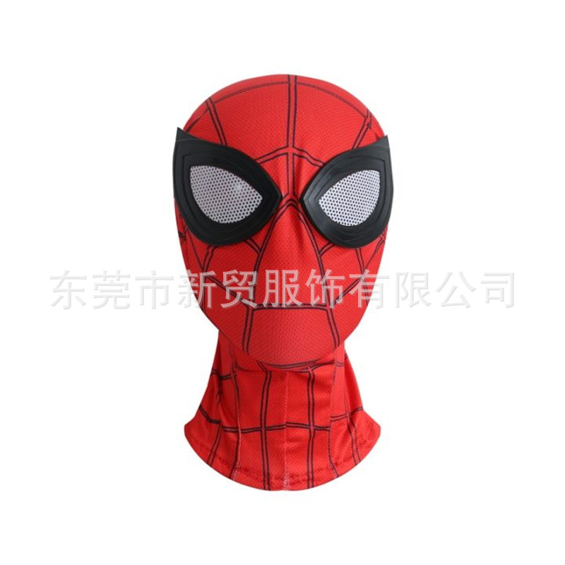 Spiderman Adult Mask Headgear Expedition Steel Miles Remy Mask Milk Silk Headgear Halloween Mask
