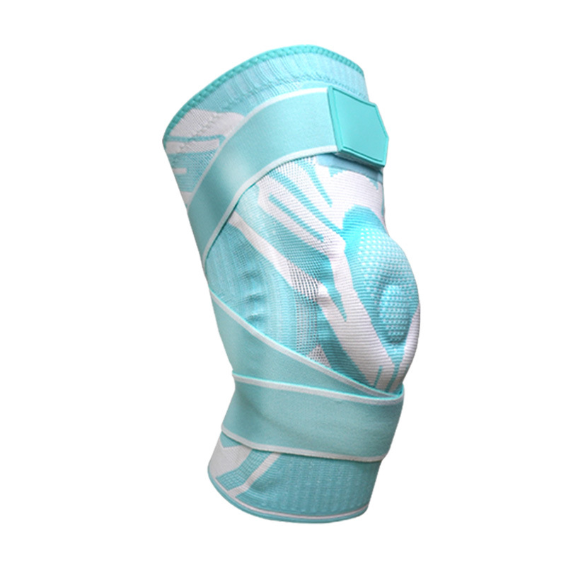 Picture of Summer Sports Knee Pads, Professional Basketball Straps, Pressurized Spring Support, Non-Slip, Outdoor Fitness Skipping Rope for Women and Men, Shock Absorption