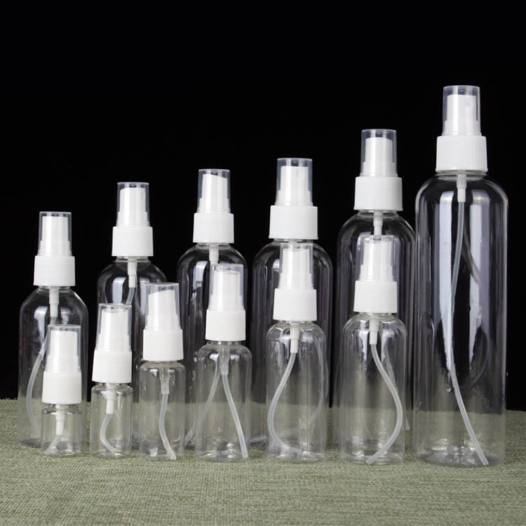 Picture of Manufacturer Wholesale Spray Bottle Plastic Bottle Pet Transparent Spray Bottle Cosmetic Refill Bottle Small Spray Bottle Pet Spray Bottle