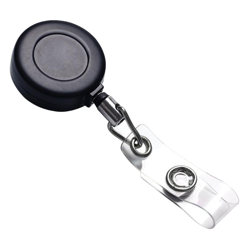 Autumn Rain Source Factory 2.8cm Zinc Alloy Easy Pull Buckle Back Clip Keychain Badge Telescopic Buckle Easy Pull