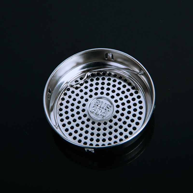 Picture of 304 stainless steel thermos cup filter tea drain tea filter glass cup tea partition ceramic cup tea net teapot accessories