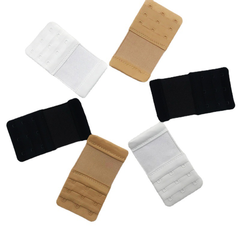 Picture of Factory underwear extended back buckle elastic elastic belt extended buckle 5.7cm three rows of three buckles Velcro