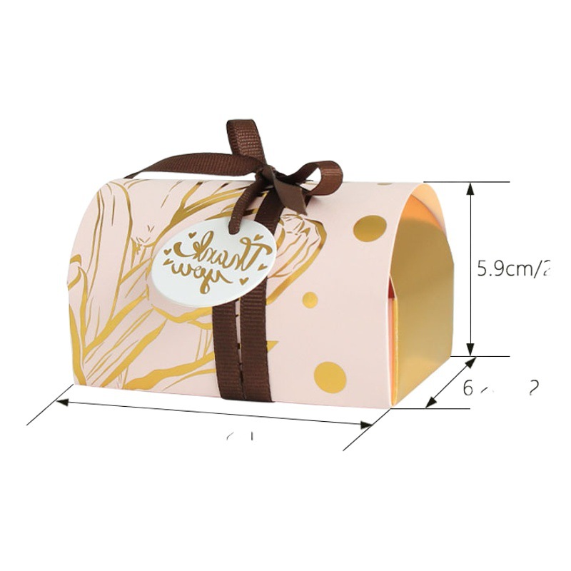 European-style new candy box multi-color optional gift paper box gilding pattern jewelry box candy box wholesale