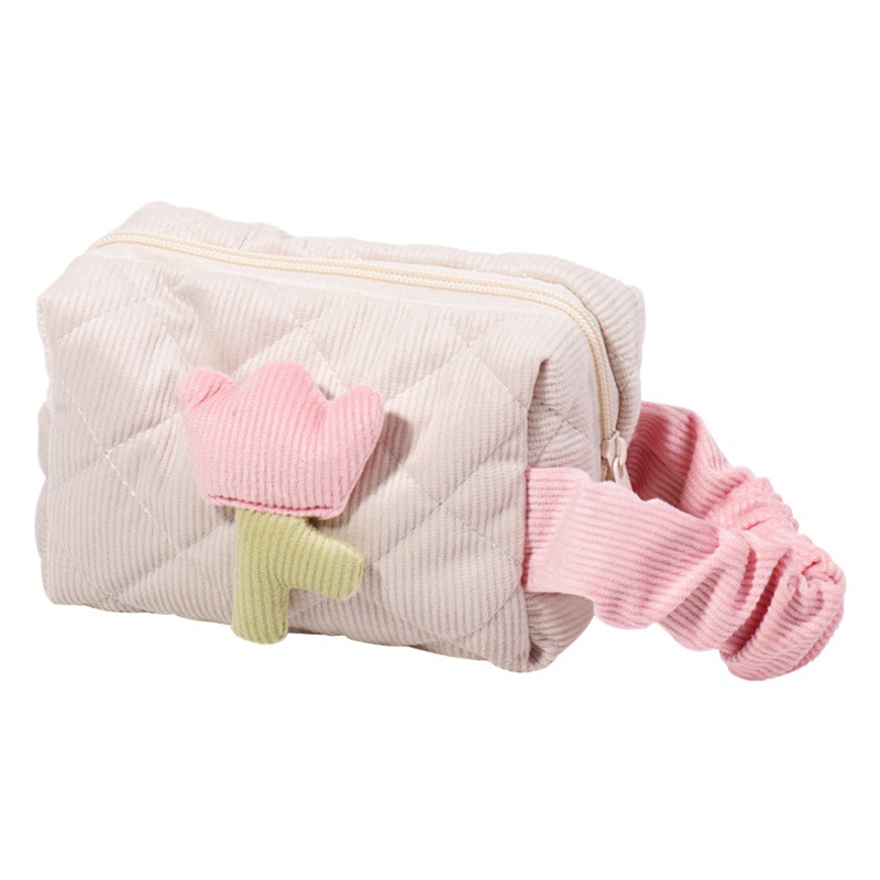 Wooden Play House Danish Royal cosmetic bag baby girl imitation dressing bag playground kindergarten toy gift