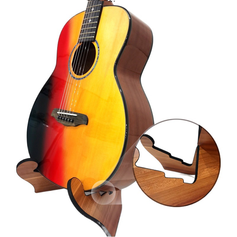 Guitar Stand Wooden X-Shaped Convenient Electric Guitar Stand Special Piano Stand Wholesale Disassembly Portable High-End Guitar Stand