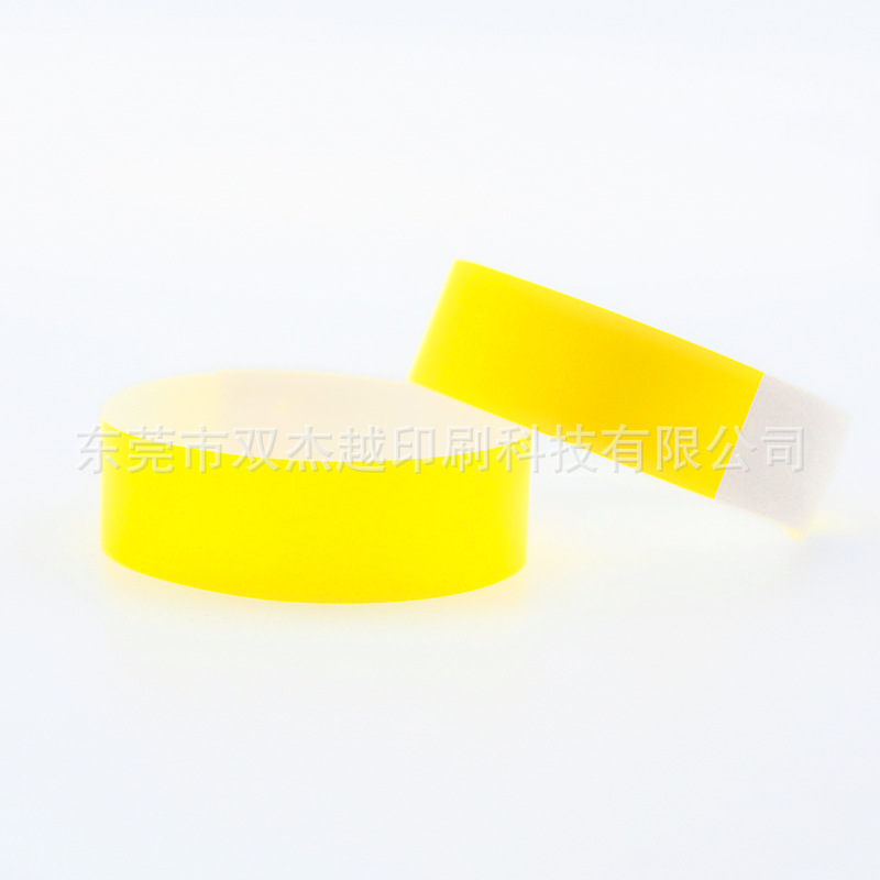 Picture of Spot disposable bracelet waterproof tear-proof identification synthetic paper exhibition admission ticket disposable wrist strap