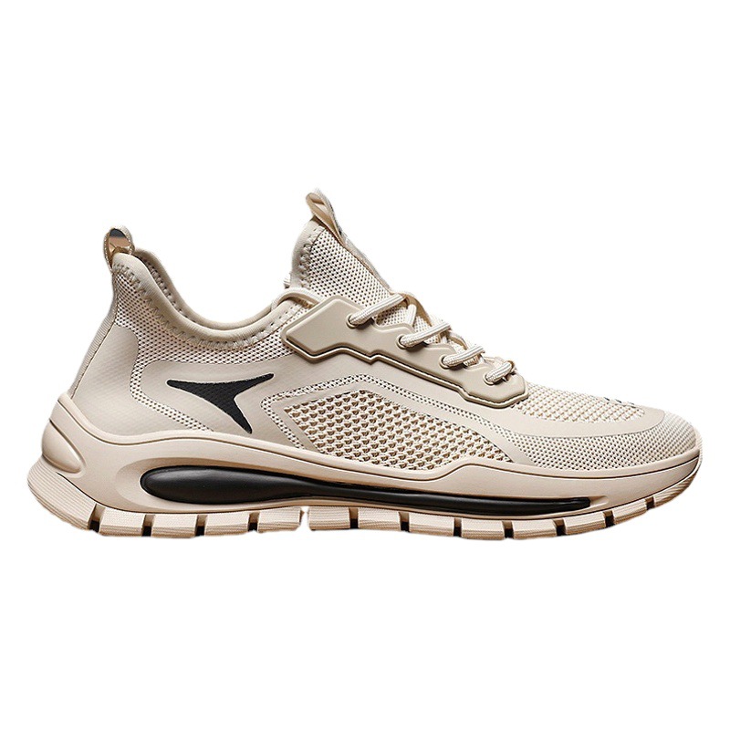 Men's shoes 2025 cross-border new men's sneaker fly woven running shoes fashion Korean men's casual shoes wholesale