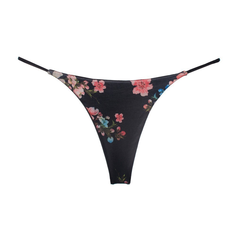 Picture of European and American foreign trade cross-border dedicated to hollow double thin thong low waist bikini sexy underwear wholesale generation