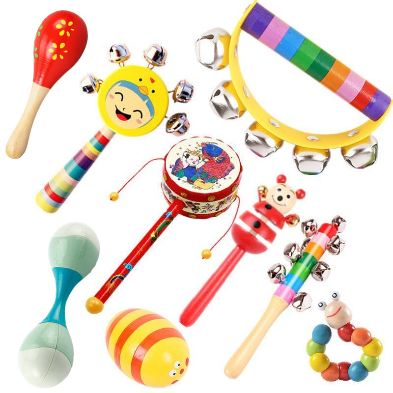 Baby Grasping Toy 3-6-12 Months Newborn Toddler Hand Rattle 0-1 Year Old Baby Educational Early Education Rattle