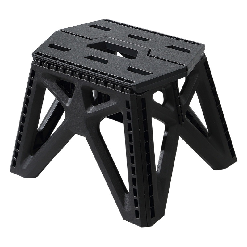Folding Stool Portable Household Plastic Small Stool Outdoor Fishing Camping Style Mazar Stool Stall Kidsren's Small Bench
