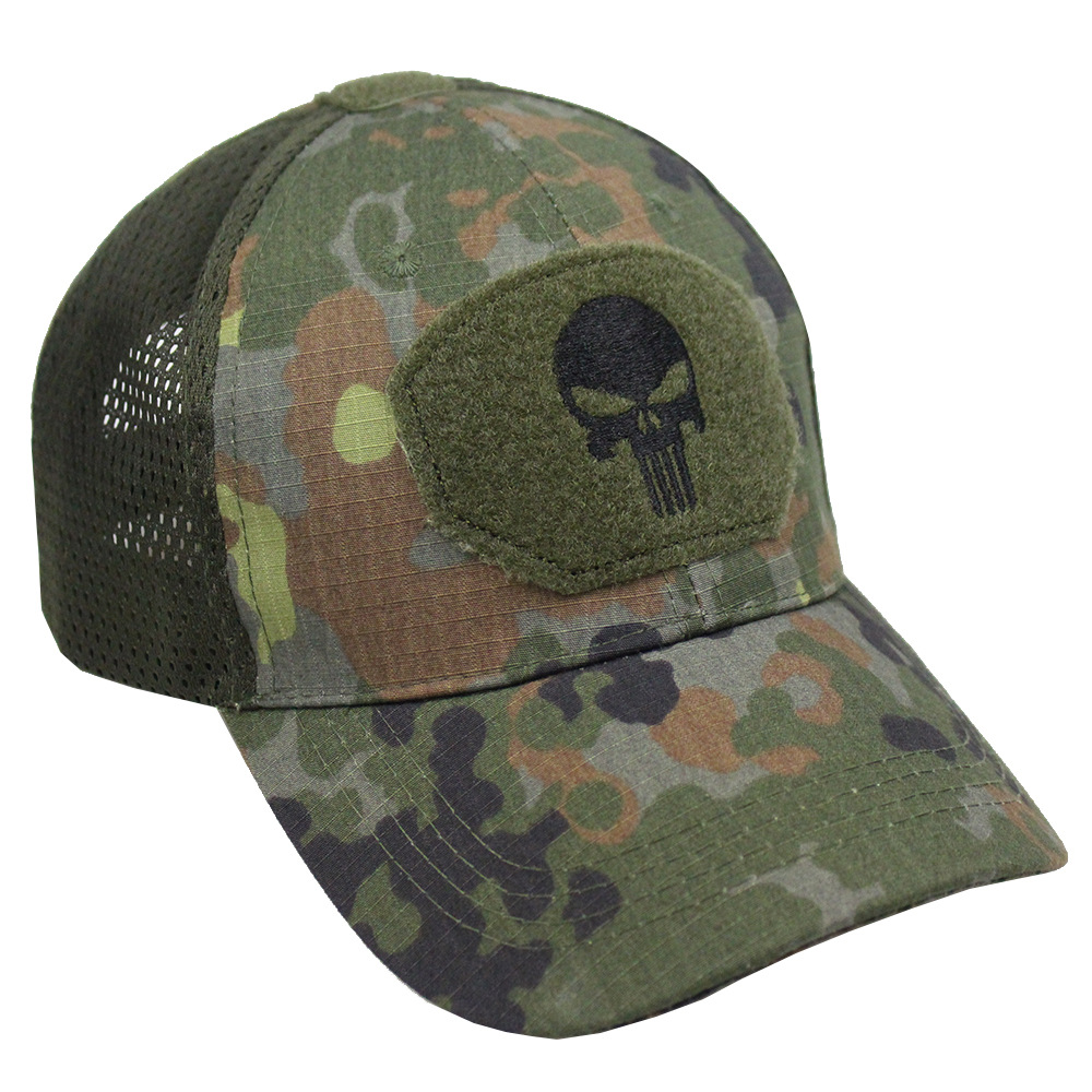 Picture of Summer Camouflage Baseball Cap Military Fan Outdoor Special Forces Tactical Hat Skull Fishing Sunshade Velcro Cap Men