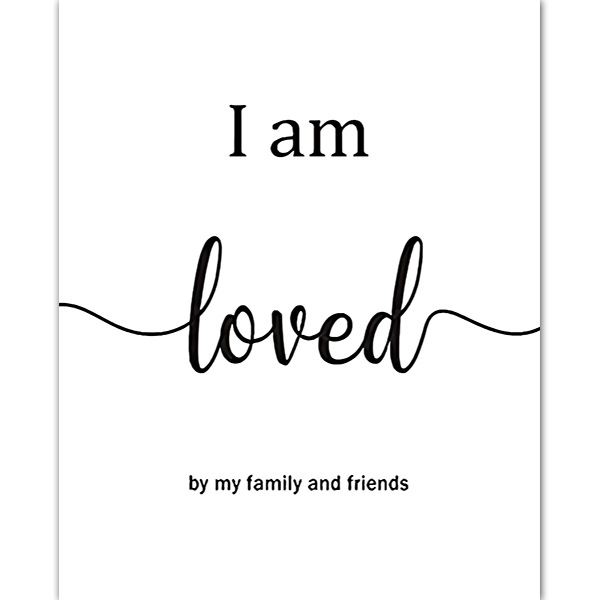 Picture of Amazon Black and White English Inspirational Poster Waterproof and Tear-Resistant Bedroom Hanging Painting Et Coated Office Decorative Painting