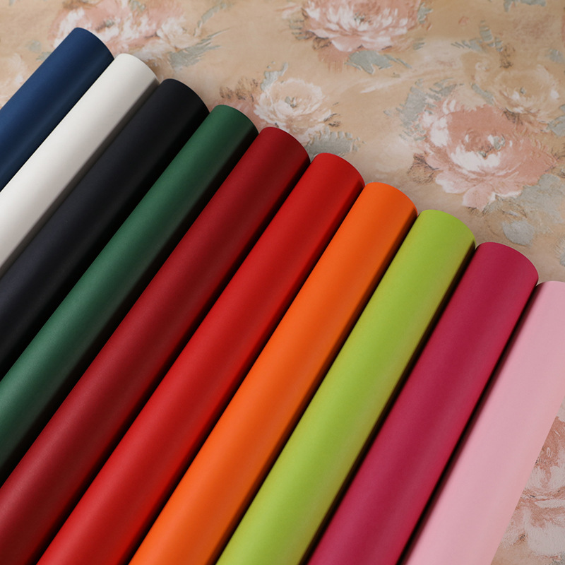 High-end gift box wrapping paper oversized colored paper wrapping book cover birthday ins wind gift gift handmade paper wholesale