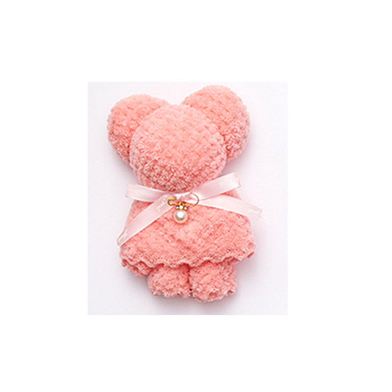 Picture of Bear Towel Accompanying Gift Wedding Gift Pineapple Pattern Wedding Gift Annual Meeting Wedding Shaped Towel Opening Ceremony