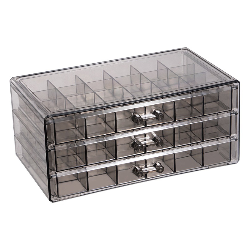 New Dresser Jewelry Box Large Capacity Ring Earrings Necklace Storage Multi-Layer Transparent Jewelry Storage Box