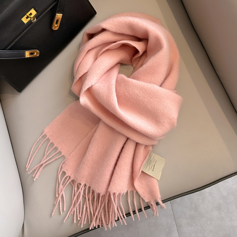 Picture of 2025 New Autumn and Winter Warm Scarf Women's Easiest for Match Long Pure Wool Scarf Men's Couple Style Spot Wholesale