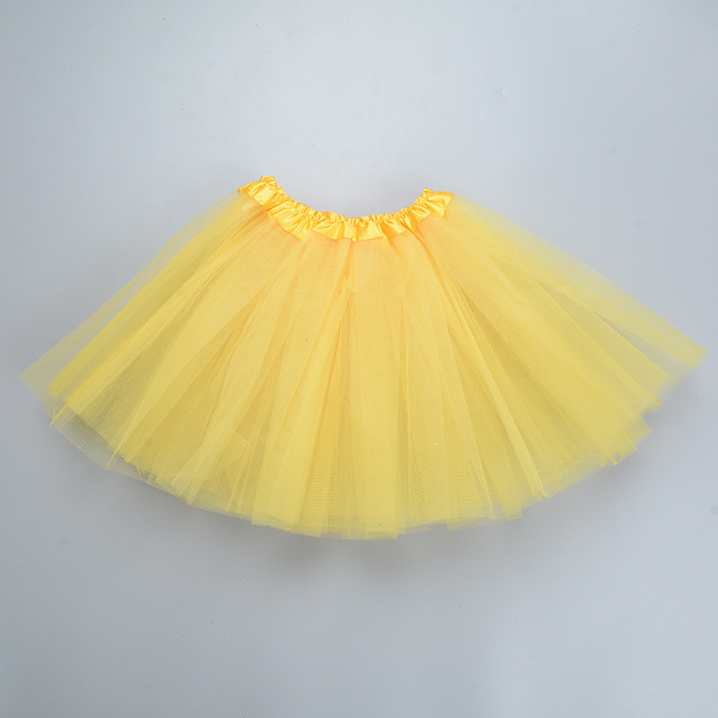 Picture of Amazon Exclusive Skirt Ballet Skirt Three-Layer Six-Piece Mesh Kidsren's Tutu Skirt Performance Clothing Organza Skirt
