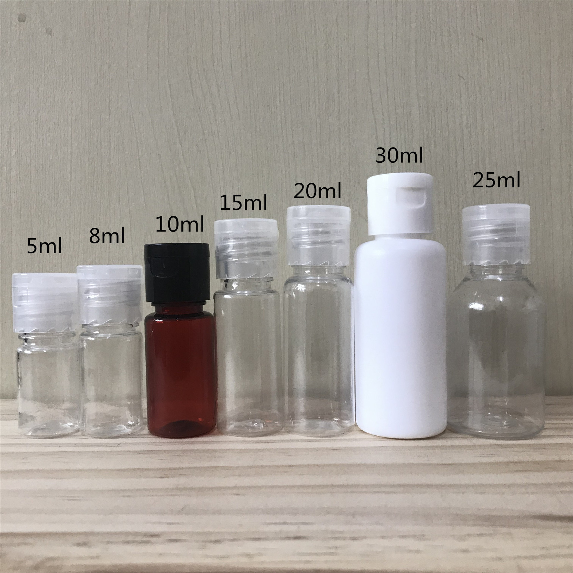 Split bottle pet emulsion sample
