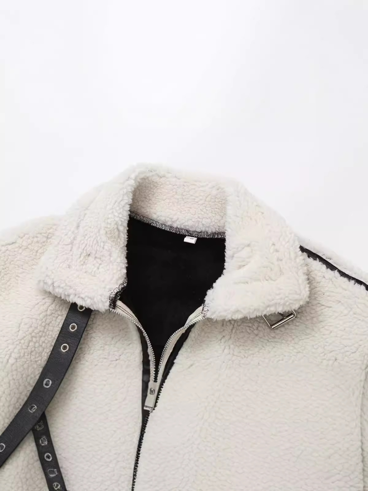 Picture of Cross-border foreign trade AliExpress explosions new foreign trade women's wholesale ZR in stock new women's fur motorcycle jacket