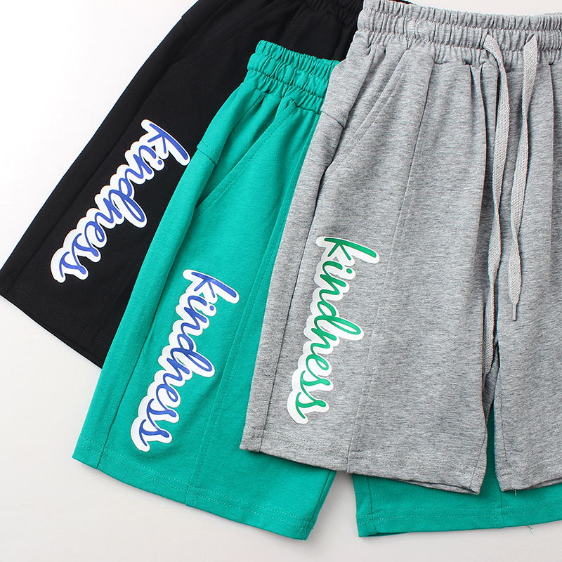 Picture of Children's Pants Summer Korean New Children's Sports Shorts Large Children's Stitching Breathable Shorts Boys' Pants