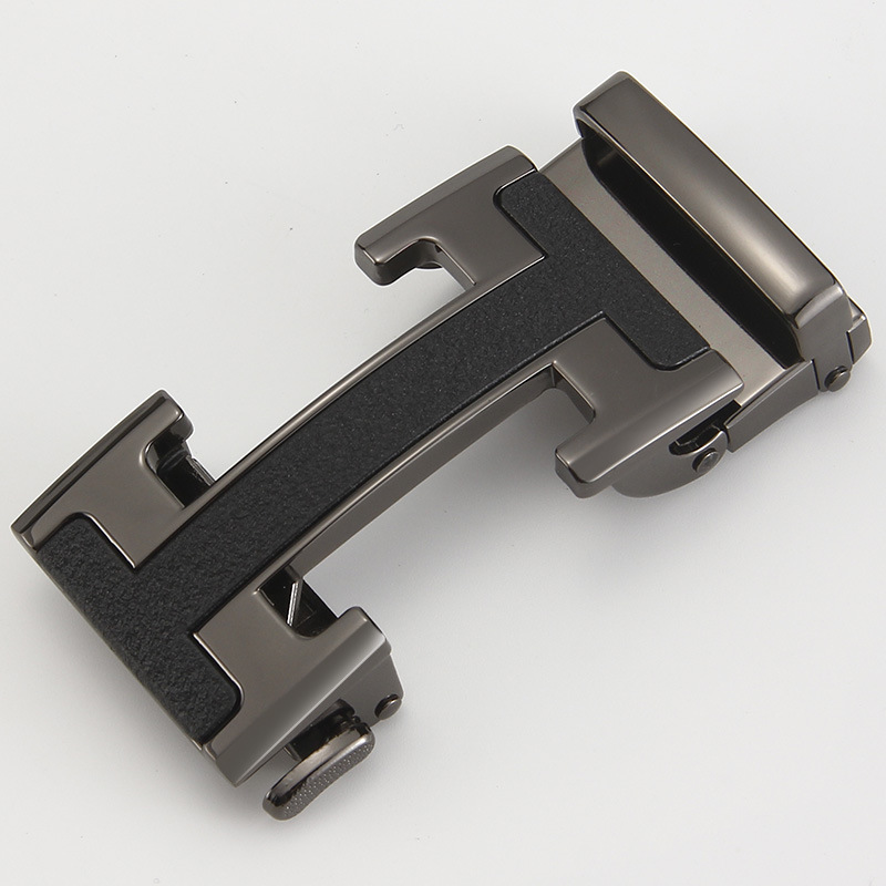 Guanpin 3.5cm Men's Belt Buckle Trouser Belt Buckle Casual Belt Head Business Accessories Automatic Buckle Factory
