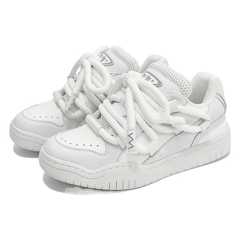 2024 New Four Seasons Men's Skateboard Shoes Sports and Casual Original Niche Design Fashion Couple Style Bread Shoes