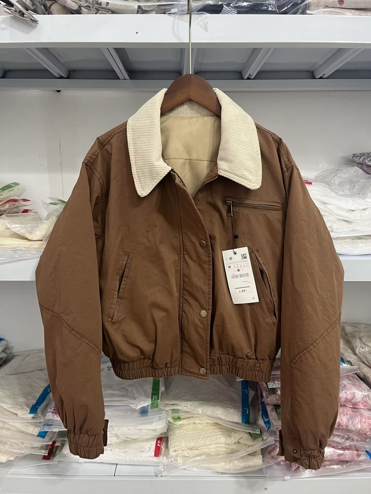 Picture of Cross-border foreign trade AliExpress explosions new foreign trade women's wholesale ZR in stock Maillard wear plus cotton jacket