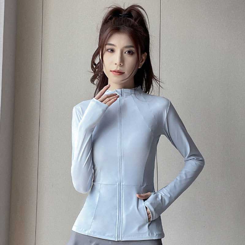 Picture of Sunscreen Women's Summer 2024 New Running Sports Morning Running Clothes Ice Silk Fashion High-end Outdoor Quick-dry Fitness Clothes