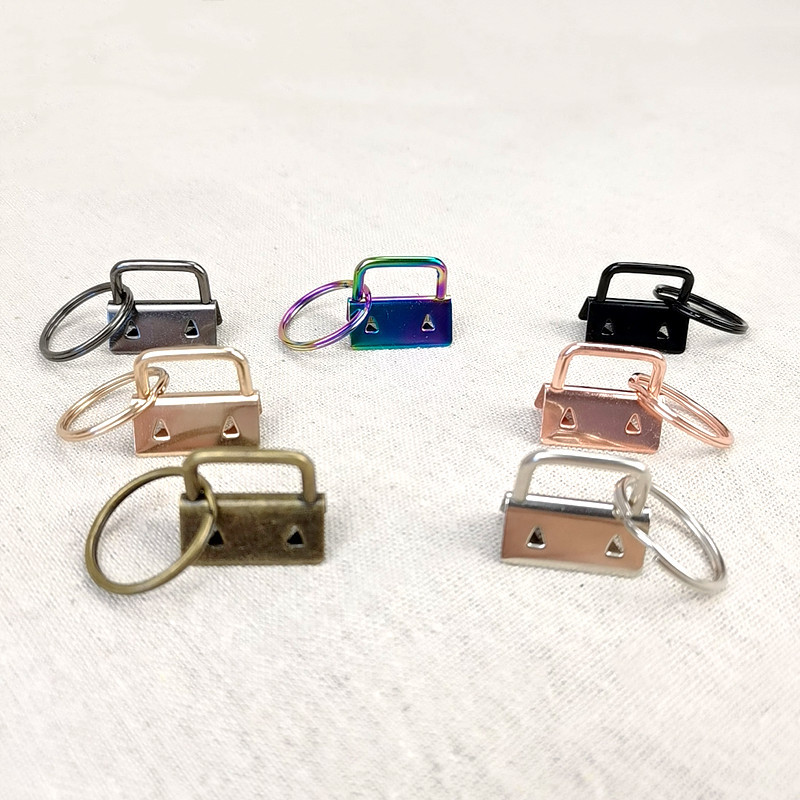 Picture of Amazon 25mm hardware key ring clip diy installation tool color accessories metal webbing tail clip hanging clip
