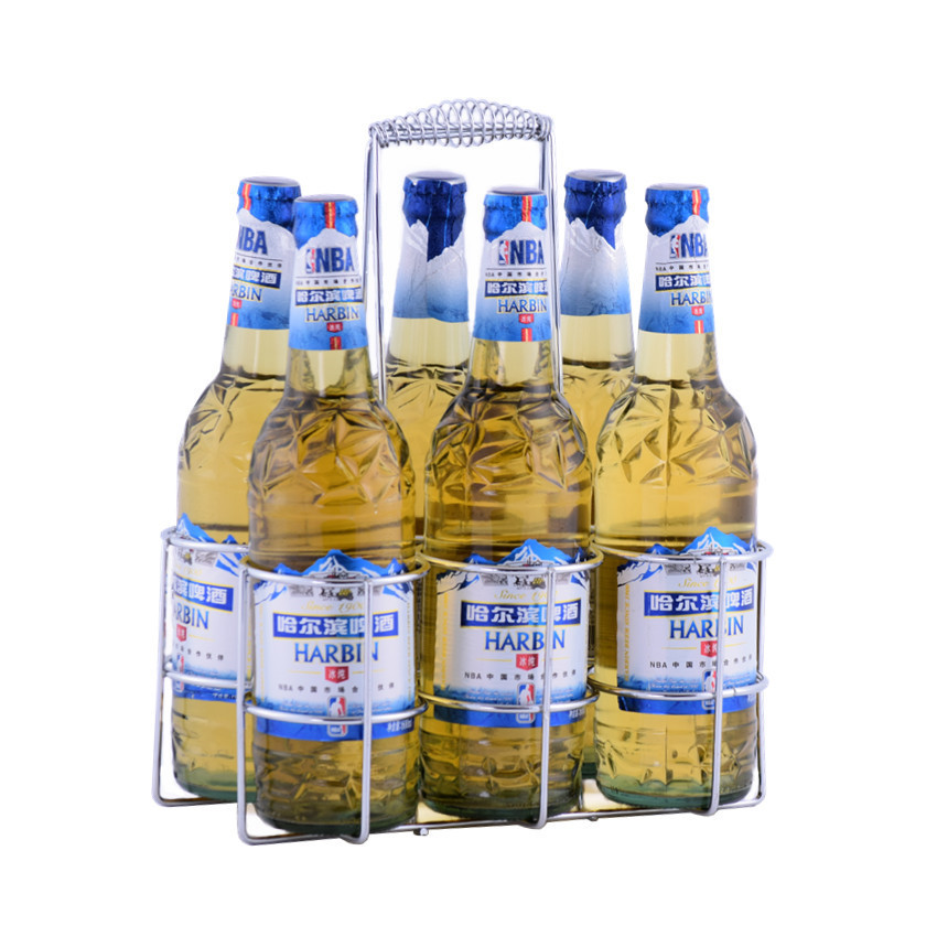 Picture of Wholesale bold bar KTV beer rack six bottle basket barbecue stall beer rack beer basket manufacturers