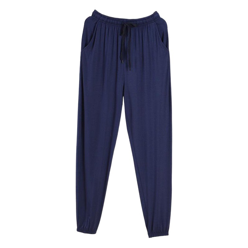 Men's Pajama Pants Summer Thin Pants Legs Anti-mosquito Pants Modal Pajama Pants Can be Wearable for Home Morning Exercise Tai Chi Pants