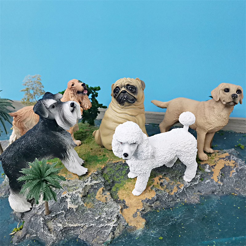 Amazon simulation pet dog model Labrador Shiba Inu Xizang mastiff Samoyed children's cognitive static ornaments