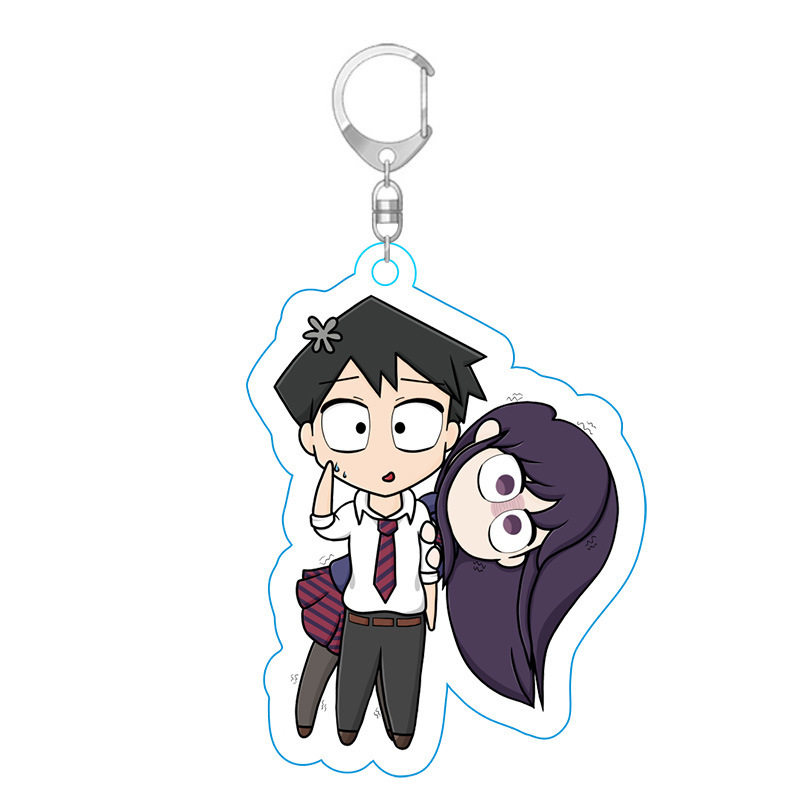 Picture of Ancient students have communication disorders animation surrounding only wild people key chain acrylic key chain hanging