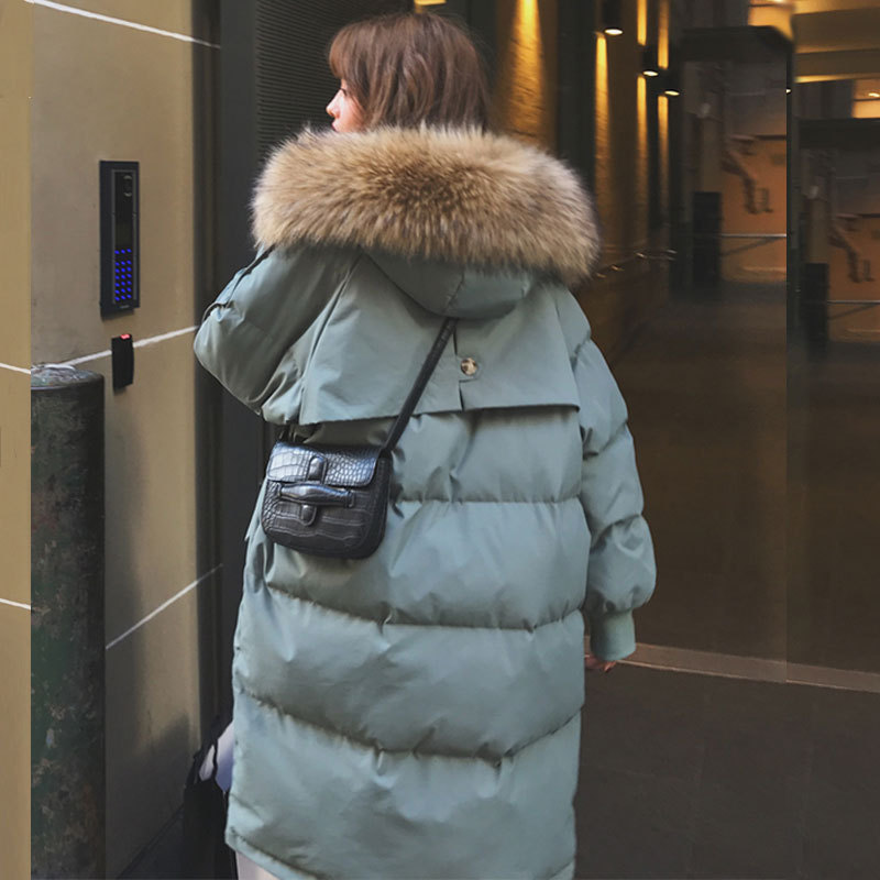 New Winter plus size Down Cotton-padded Coat Women's Mid-length Korean Style Cotton-padded Coat Loose Cotton-padded Coat Thickened Bread Suit
