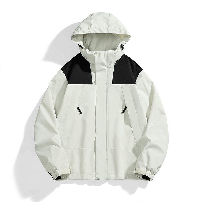 Couple Jackets Men and Women Contrast Color 2025 Spring and Autumn New Men's Korean Style Casual Youth Outdoor Casual Jackets Trendy