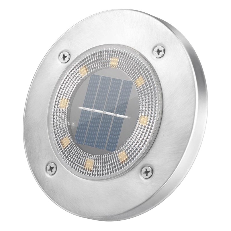 Outdoor Solar Lawn Lamp Landscape Garden Lamp Simple Floor Lamp Waterproof Outdoor Garden Dustproof Color Light Buried Lamp