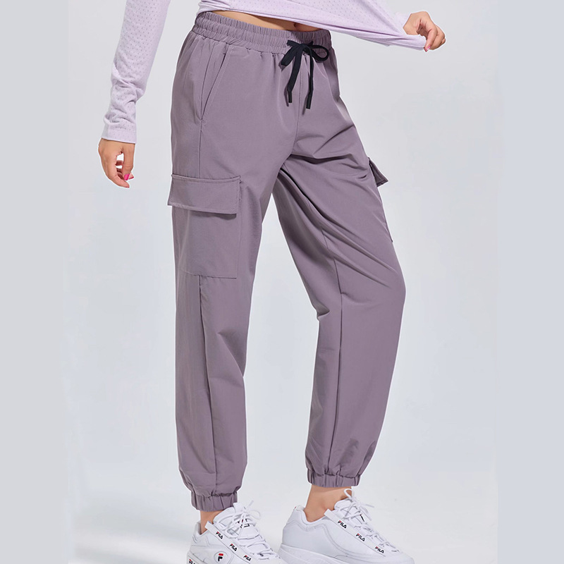 Wholesale Women's Autumn Loose Sports Casual Pants Trousers Leg Pants Outdoor Mountaineering Running Training Fitness Leg Pants