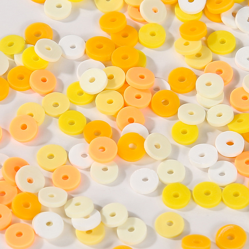 Picture of Jewelry Accessories Color Soft Ceramic Beaded Handmade diy Handmade Material Bracelet Necklace Bracelet Bead Spacer