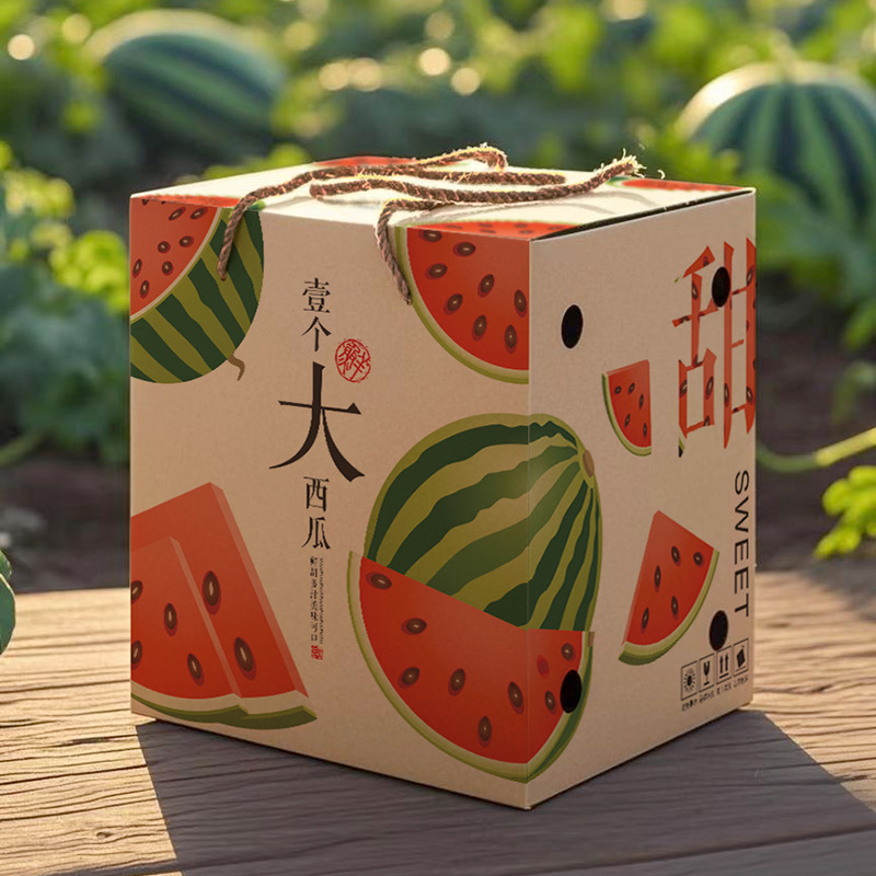 Durian gift box watermelon packing box gift box Kirin watermelon box 8/10kg watermelon packing box