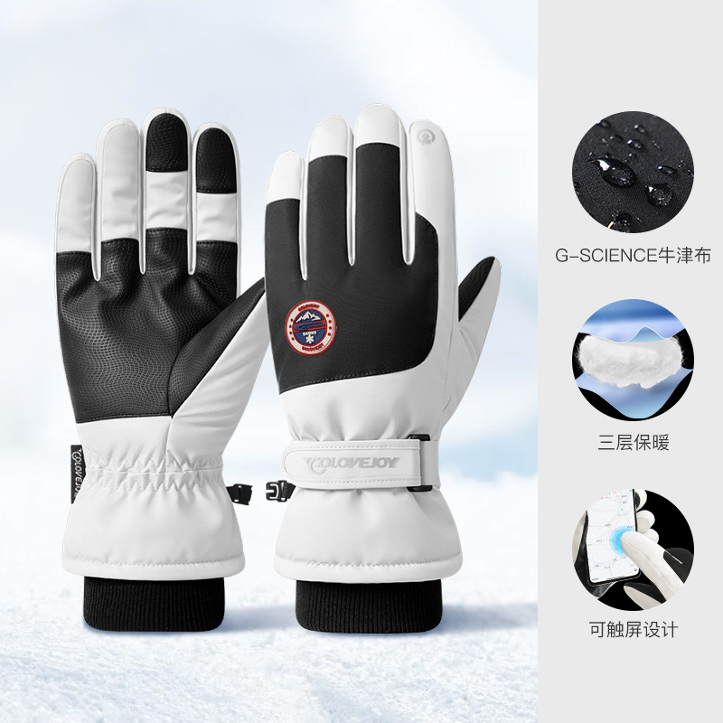 Picture of 2025 Winter Skiing Cycling Women's Anti-Slip Waterproof Warmth Touch Screen Motorcycle Men's Cross-Border Wholesale