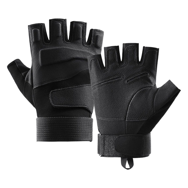 Tactical gloves wholesale half-finger sports fitness cycling men's protection non-slip wear-resistant durable training Amazon cross-border