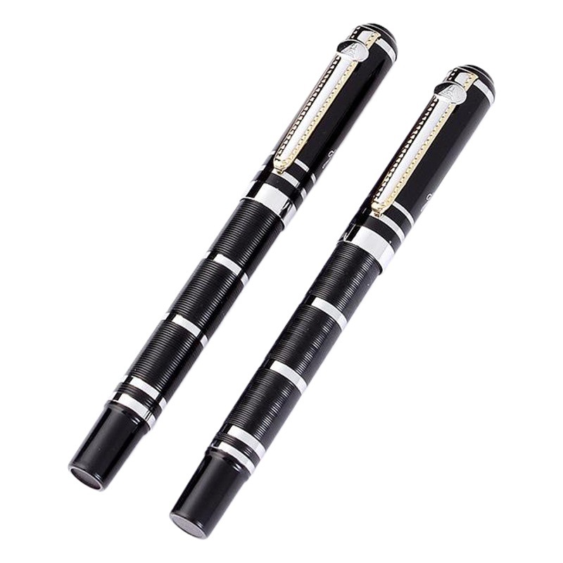 Factory wholesale metal curved tip pen pen pen ball pen business advertising gift ink pen a generation of hair
