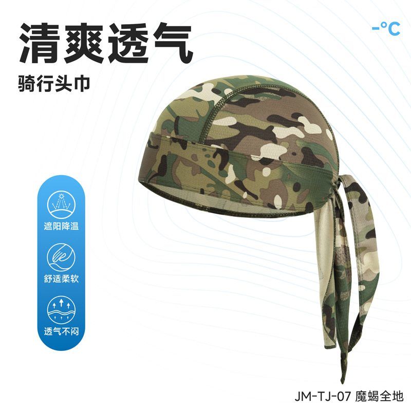 Picture of Qianqianya Cross-Border Sports Cycling Outdoor Hat Turban Breathable Quick-Drying Hat Pirate Hat Motorcycle Hat Turban