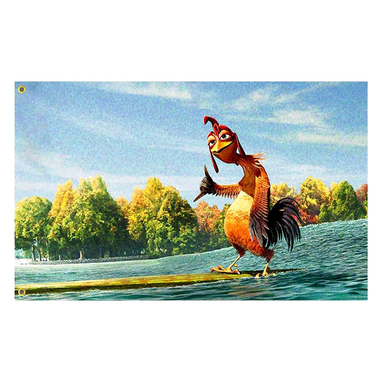 Amazon cross-border Chicken flag Chicken Joe flag 3x5 feet Chicken Joe tapestry funny wall flag outfit