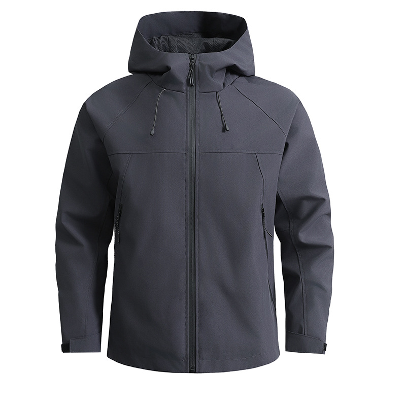 Outdoor Windproof and Waterproof Hiking Jacket, Cross-Border Spring and Autumn Thin Single-Layer Windbreaker, Breathable Outdoor Mountaineering Jacket