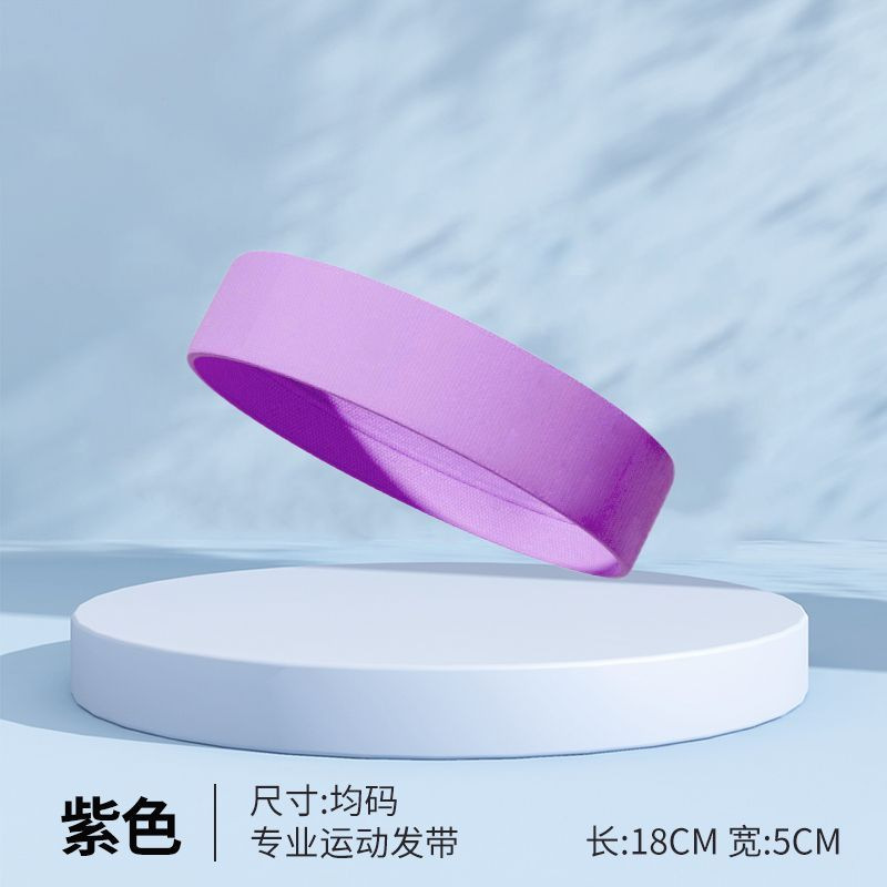 Picture of New Sports Headband for Men and Women Outdoor Running Basketball Fitness Yoga Sweat-Wicking Breathable High-Elastic Hairband Anti-Sweat Band